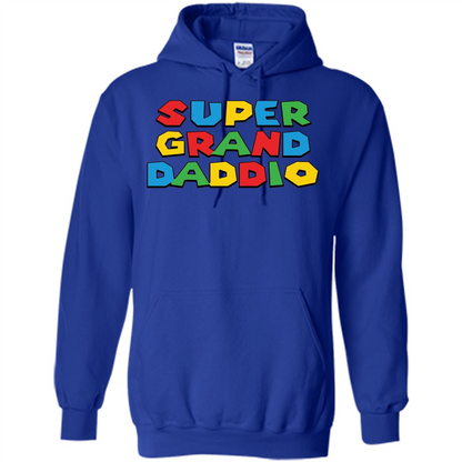 Fathers Day T-shirt Super Grand Daddio Royal