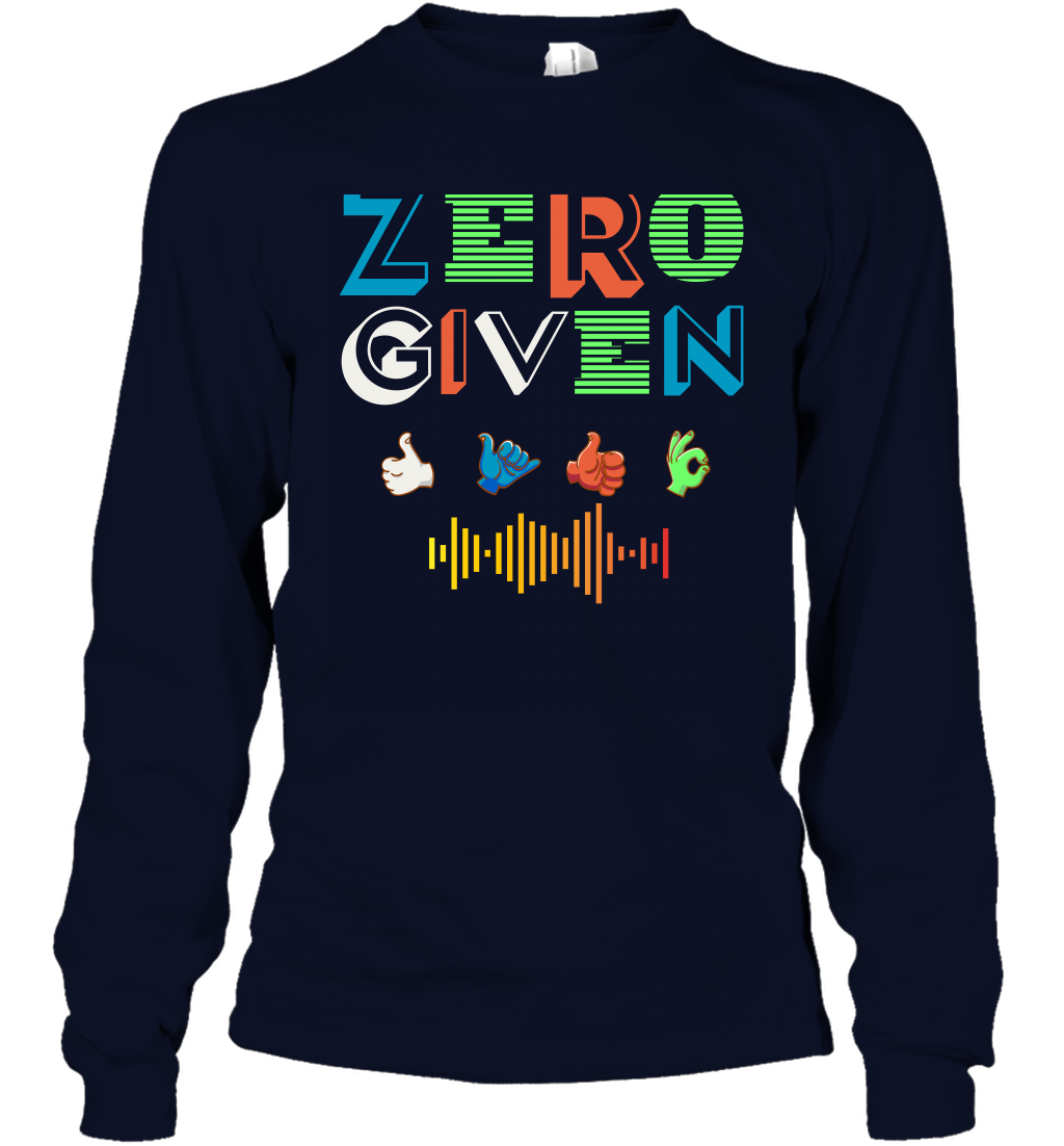Zero Given Shirt Long Sleeve T-Shirt Long Sleeve T-Shirt Navy