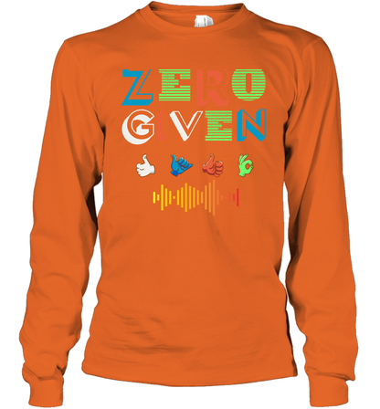 Zero Given Shirt Long Sleeve T-Shirt Long Sleeve T-Shirt Orange
