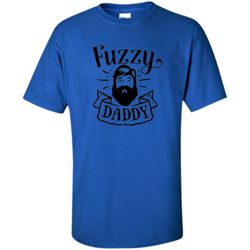 Fathers Day T-shirt Fuzzy Daddy Royal