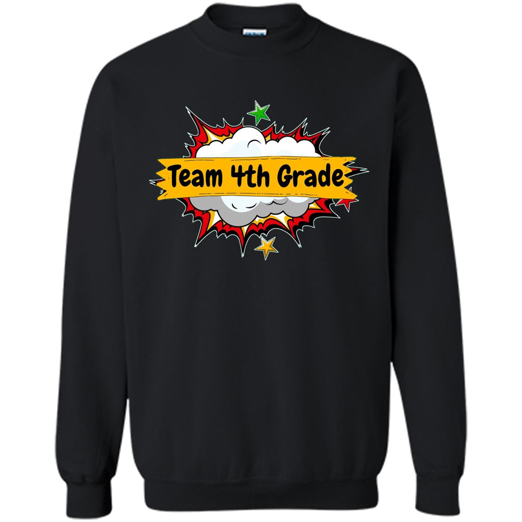 Team 4th Grade T-shirt Back To School Teacher Student T-shirt