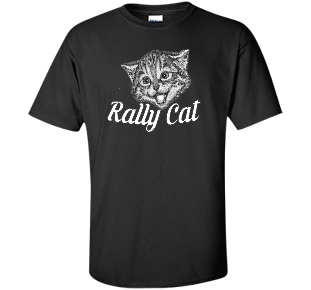 Cat Lover T-shirt Saint Louis Rally Cat T-shirt Black