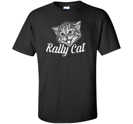 Cat Lover T-shirt Saint Louis Rally Cat T-shirt Black