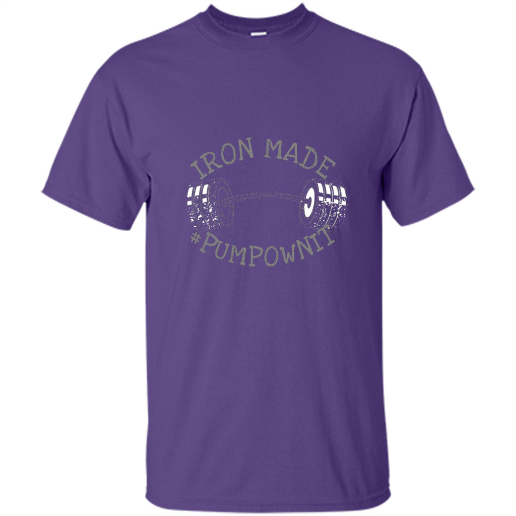 Iron Made Pumpownit Gym T-shirt Purple