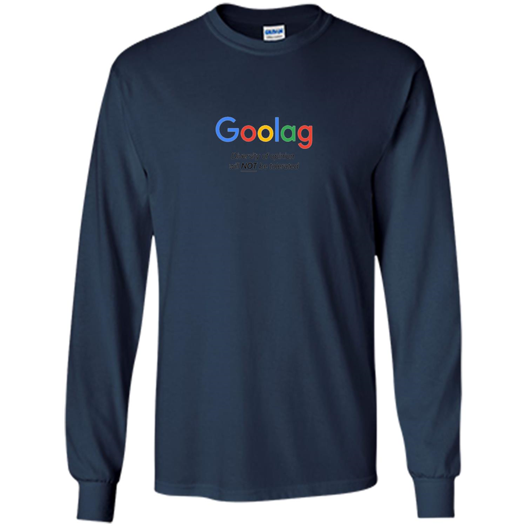 Goolag T-shirt Diverity Of Opinion Will Not Be Tolerated Navy