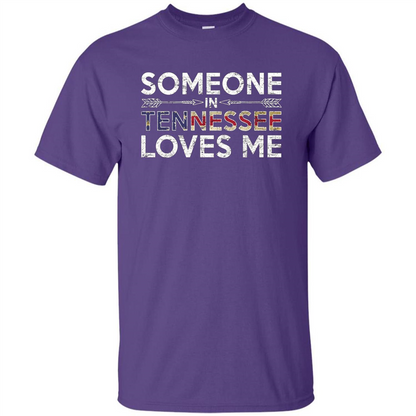 Someone in Tennessee Loves Me T-shirt Purple