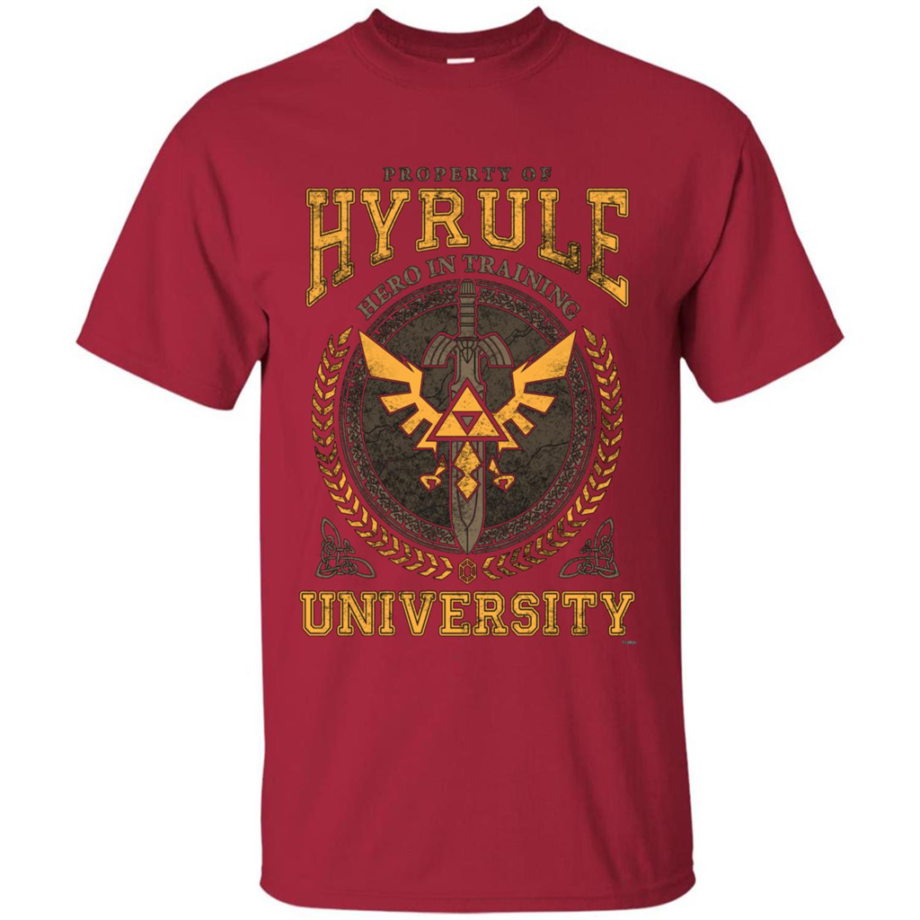 Property Of Hyrule Hero In Training Unicersity T-shirt Cardinal