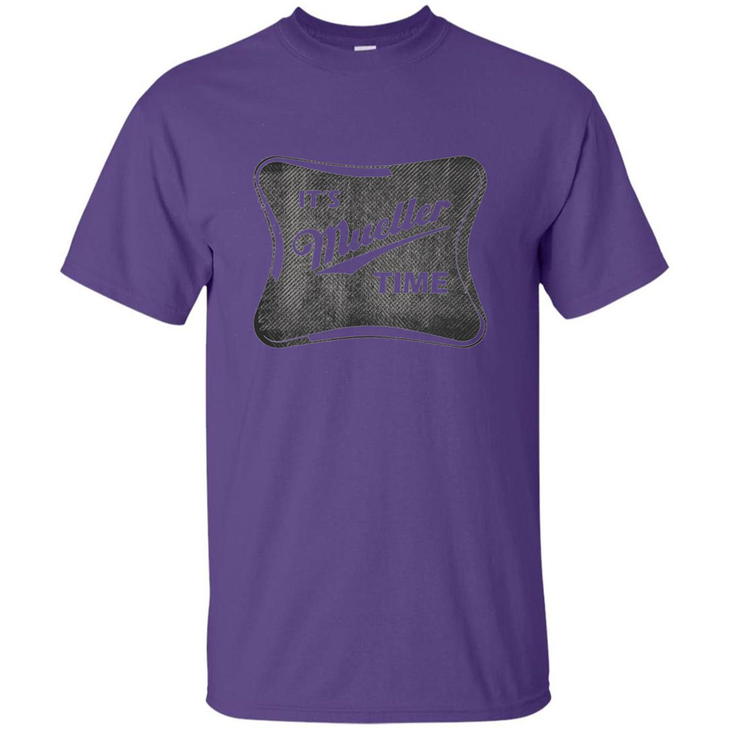 It's Mueller Time Distressed T-Shirt Purple