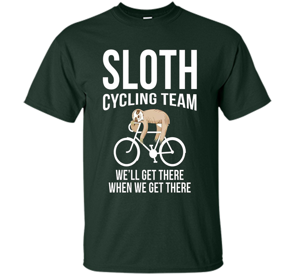 Sloth Cycling Team T-shirt Forest Green