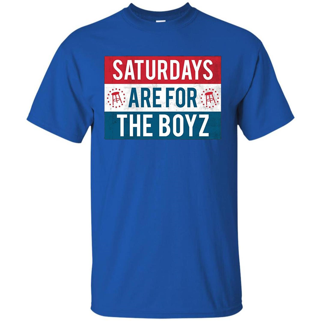 Saturdays Are For The Boyz T-shirt Royal