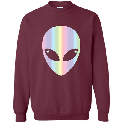 Alien Head T-shirt Maroon