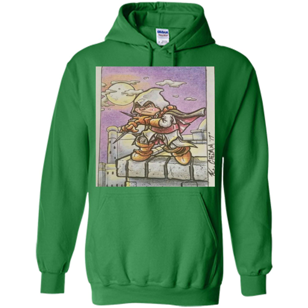 Assassin - Walk Under A Full Moon's Light T-Shirt Irish Green