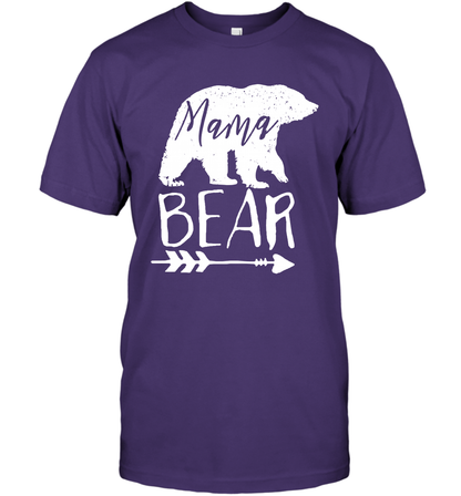 Mama Bear Shirt T-Shirt T-Shirt Purple