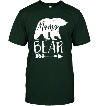 Mama Bear Shirt T-Shirt T-Shirt Forest Green