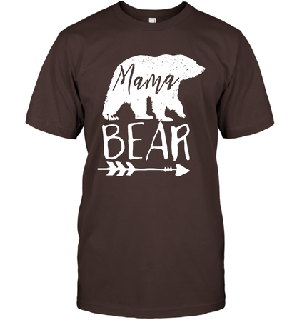 Mama Bear Shirt T-Shirt T-Shirt Dark Chocolate