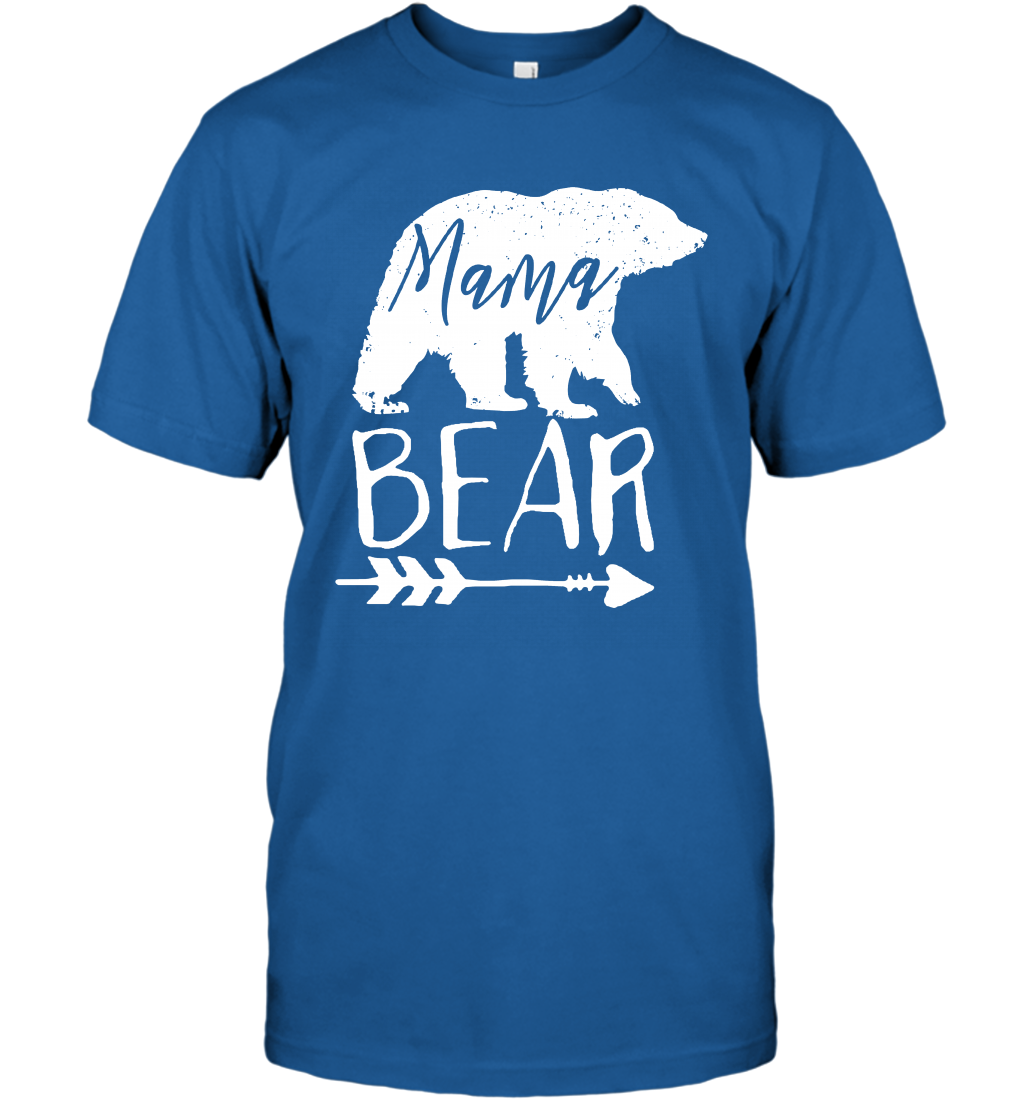 Mama Bear Shirt T-Shirt T-Shirt Royal