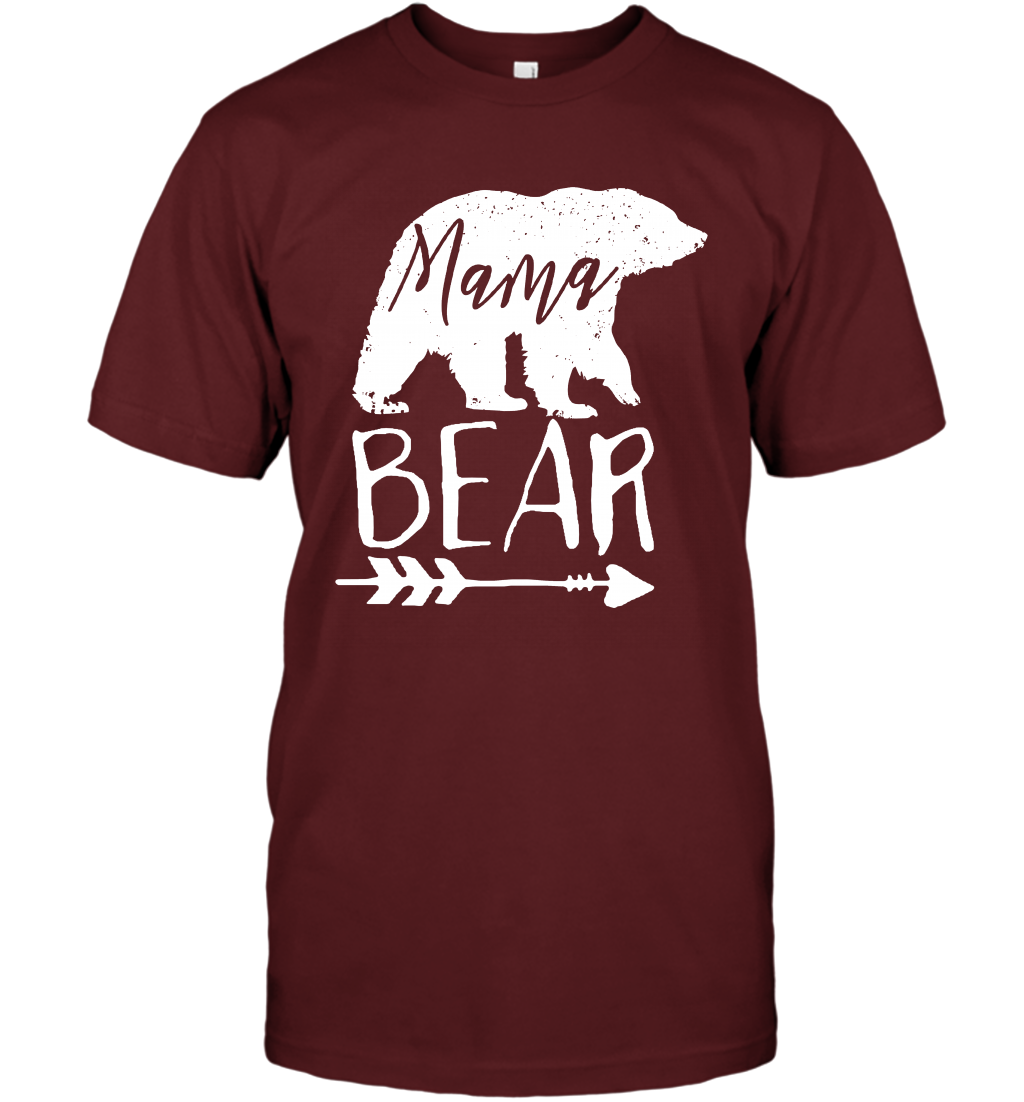 Mama Bear Shirt T-Shirt T-Shirt Cardinal