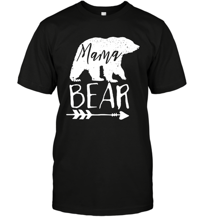 Mama Bear Shirt T-Shirt T-Shirt Black