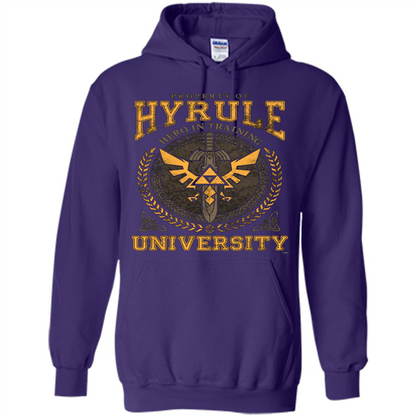 Property Of Hyrule Hero In Training Unicersity T-shirt Purple