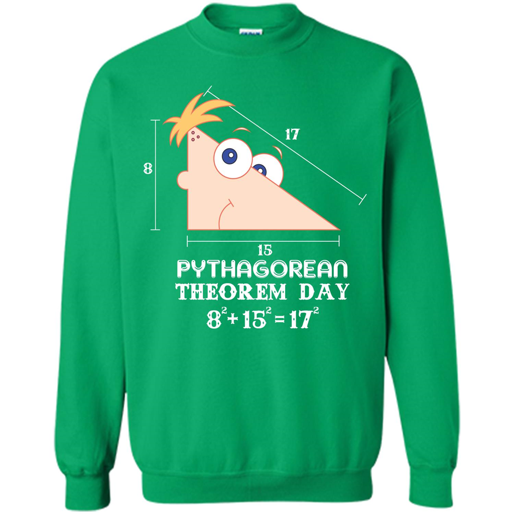 Pythagorean Theorem Day T-shirt Irish Green