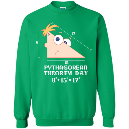Pythagorean Theorem Day T-shirt Irish Green