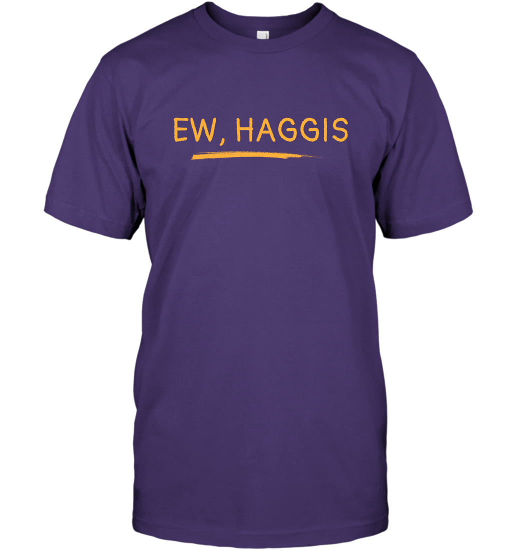 Ewww Haggis Shirt T-Shirt T-Shirt Purple