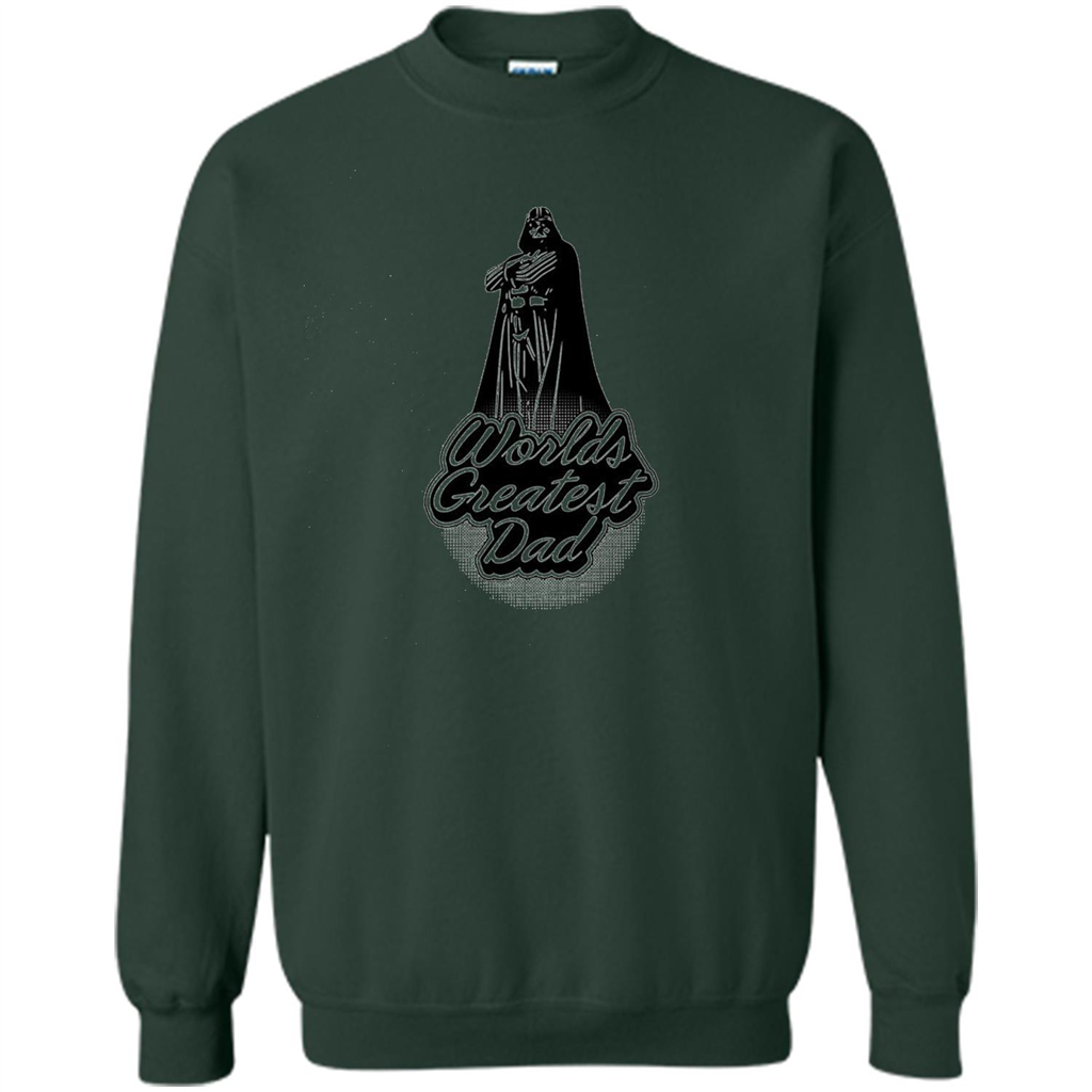 Father Day T-shirt World's Greatest Dad Forest Green