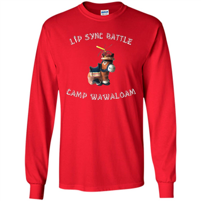 Lip Sync Camp T-shirt Camp Wawaloam Red