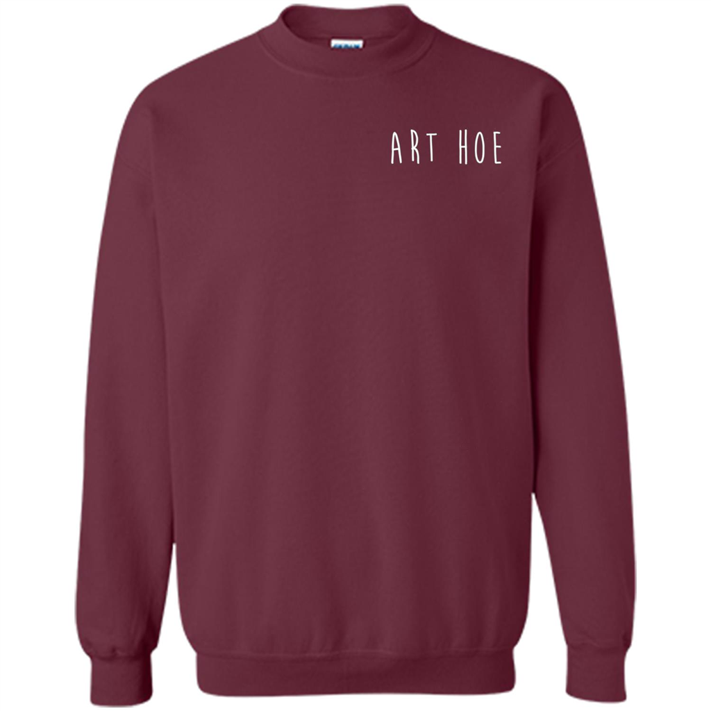 Art Hoe T-shirt Maroon