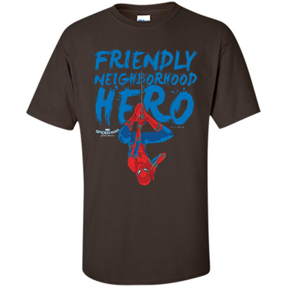Homecoming Friendly Neighborhood Hero T-shirt Dark Chocolate