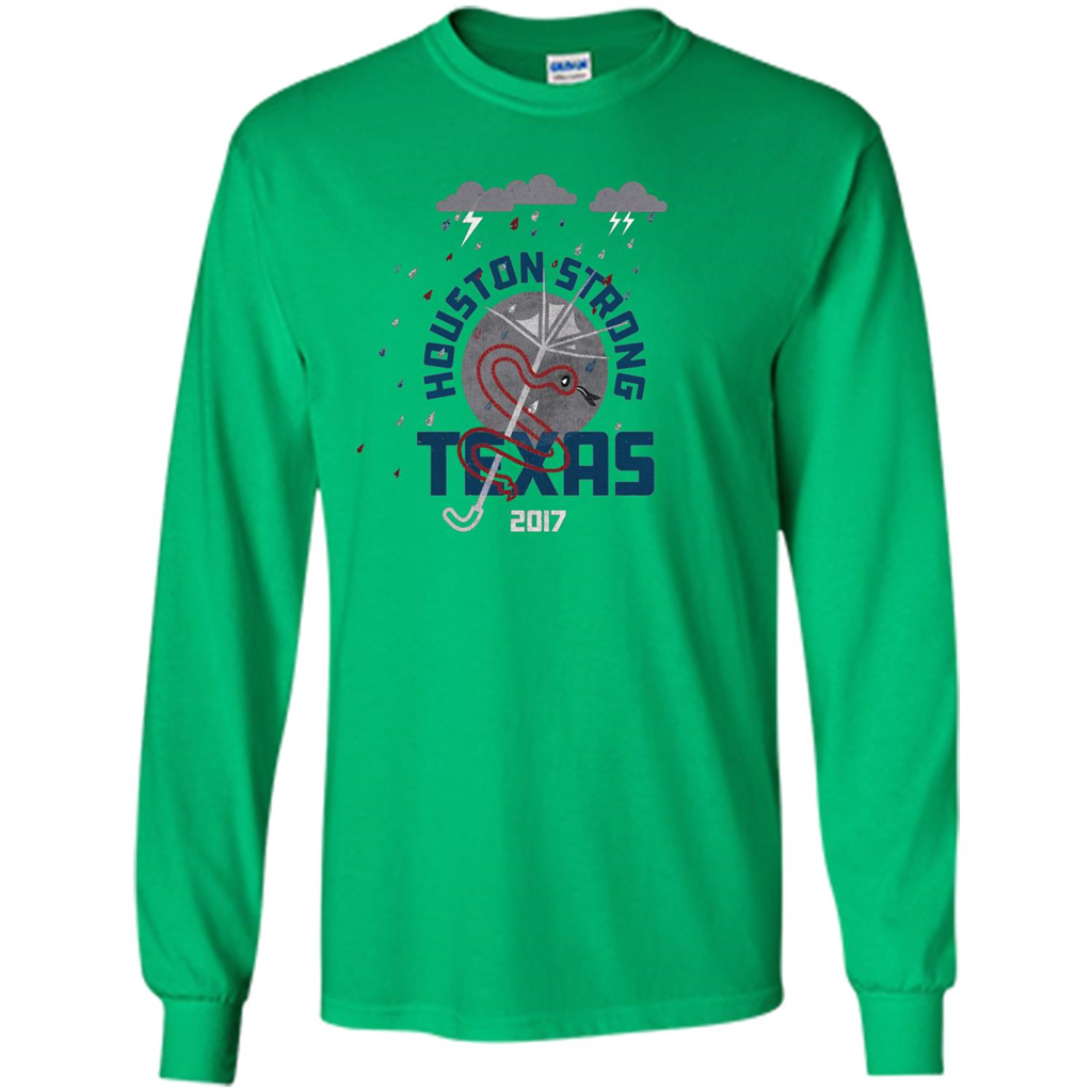 Harvey Houston Strong Texas 2017 T-shirt Irish Green