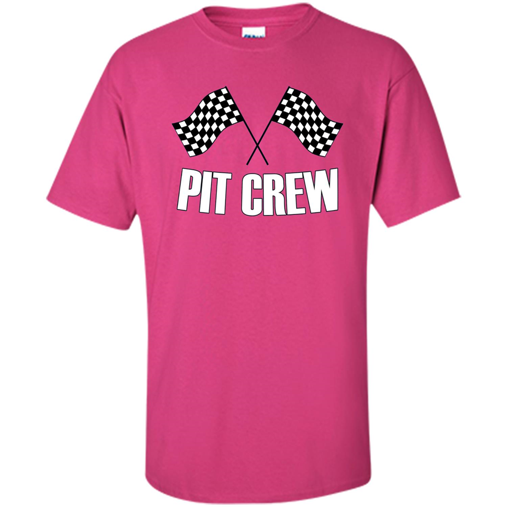 Pit Crew T-shirt for Hosting Race Car Parties Parents Pit Heliconia