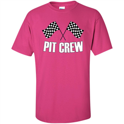 Pit Crew T-shirt for Hosting Race Car Parties Parents Pit Heliconia