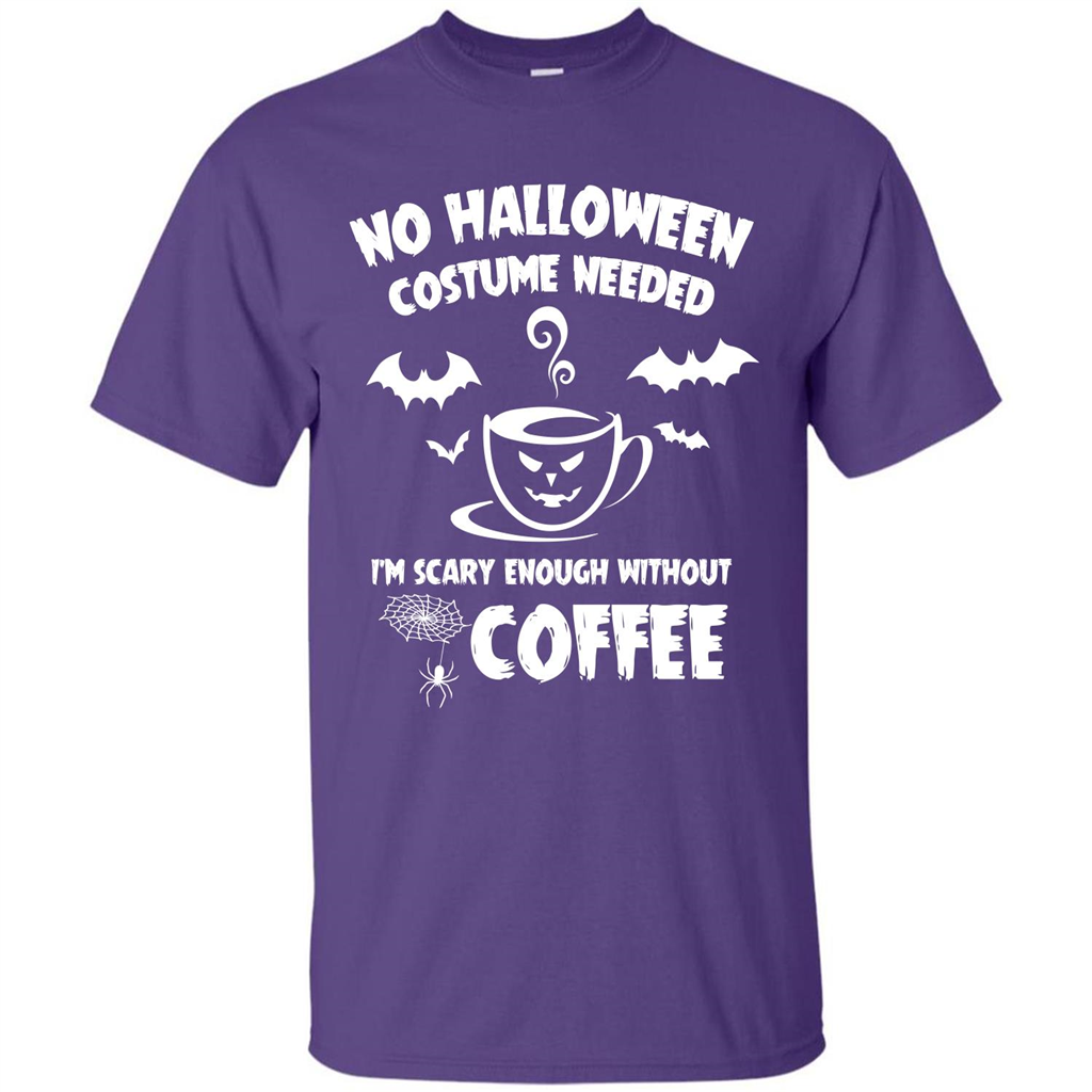 Halloween T-shirt No Halloween Costume Needed T-shirt Purple