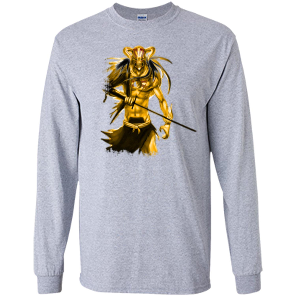 Bleach Hollow Gold T-shirt Sport Grey