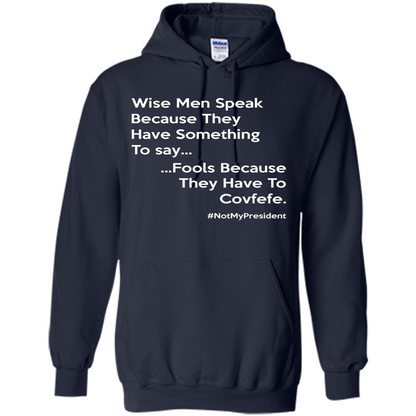 American T-shirt Wise Speak Because They Have Something To Say Navy