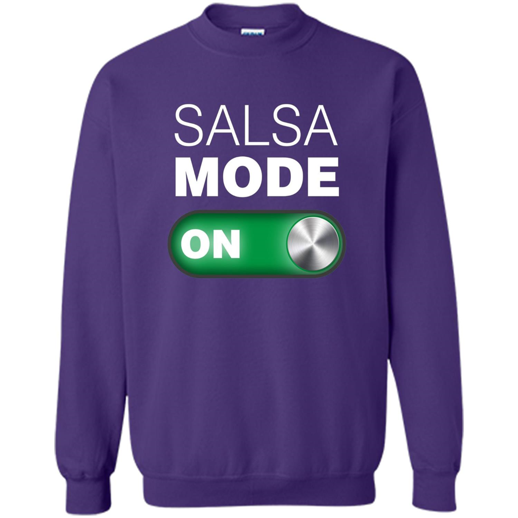 Salsa Mode On T-shirt. Great for Dance Class Orange