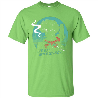 Space Cowboy T-shirt See You Space Cowboy Lime