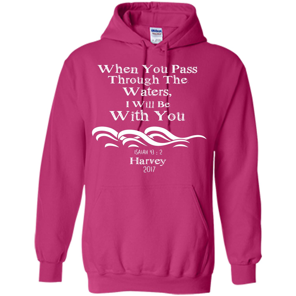 Christian T-shirt When You Pass Through The Waters I Will Be With You Isaiah