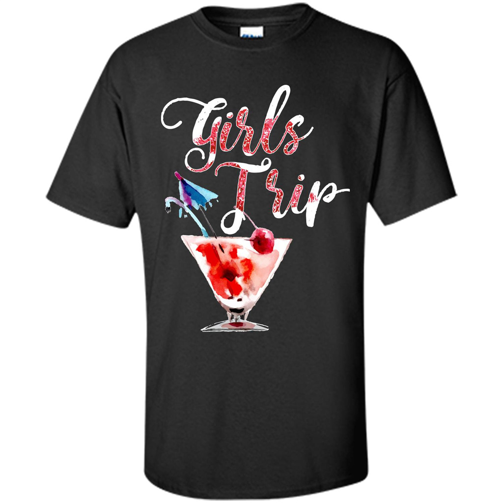 Wine T-shirt Girls Trip Wine Girls Black