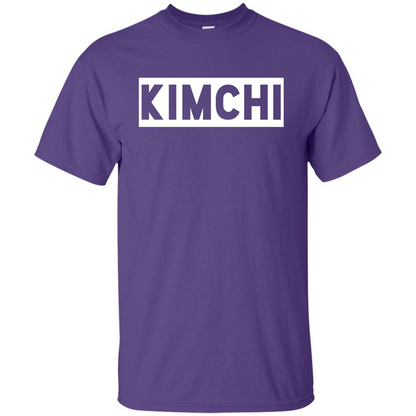 Kimchi T-shirt Korean Food Foodie T-shirt Purple