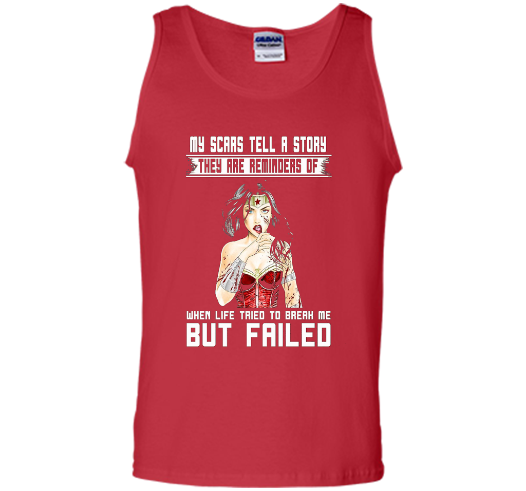 Women's My Scars Tell A Story They Are A Reminder Shirt cool shirt Red