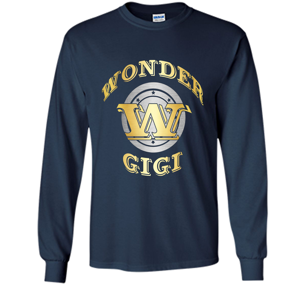 Wonder Gigi T Shirt Gift For Super Grandma On Special Day t-shirt Navy