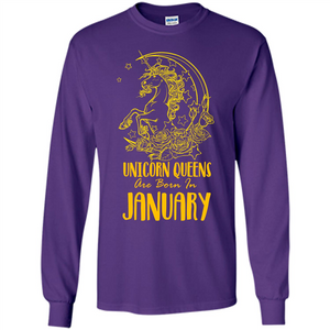 January Unicorn T-shirt Unicorn Queens Are Born In January