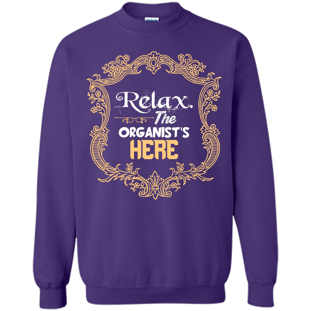 Relax. The Organist's Here T-shirt Orange