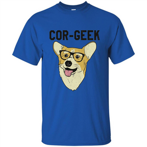 Cor-Geek Funny Corgi Nerd T-shirt