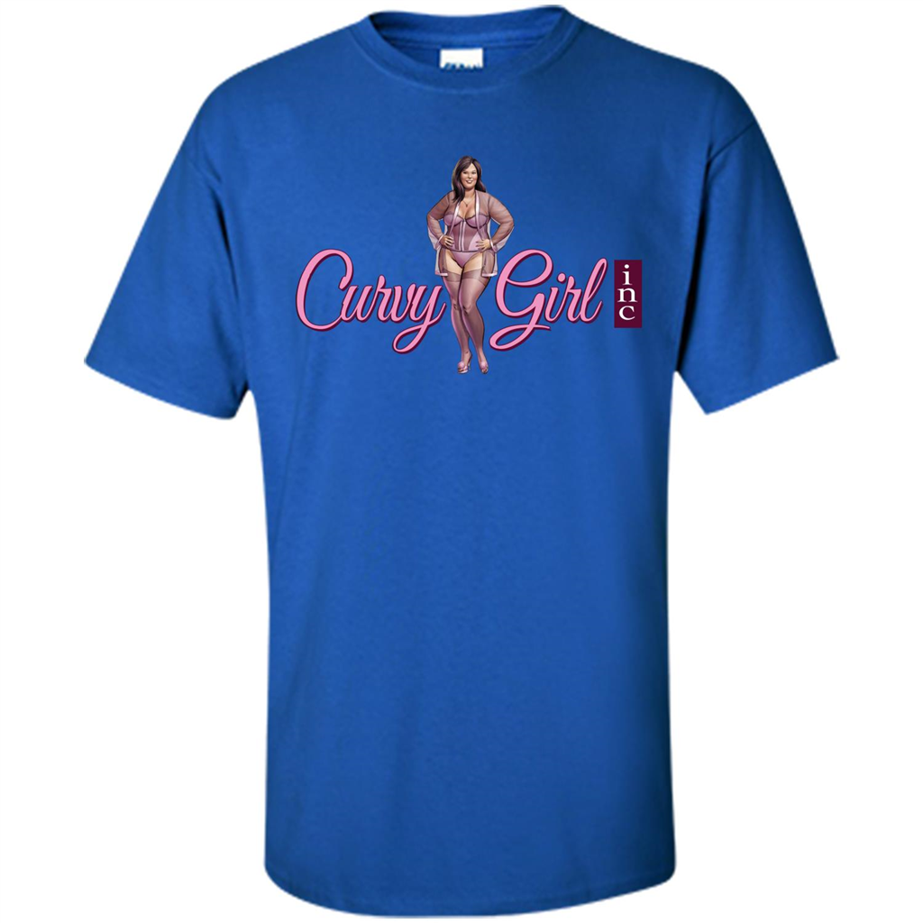 Curvy Girl T-shirt Royal