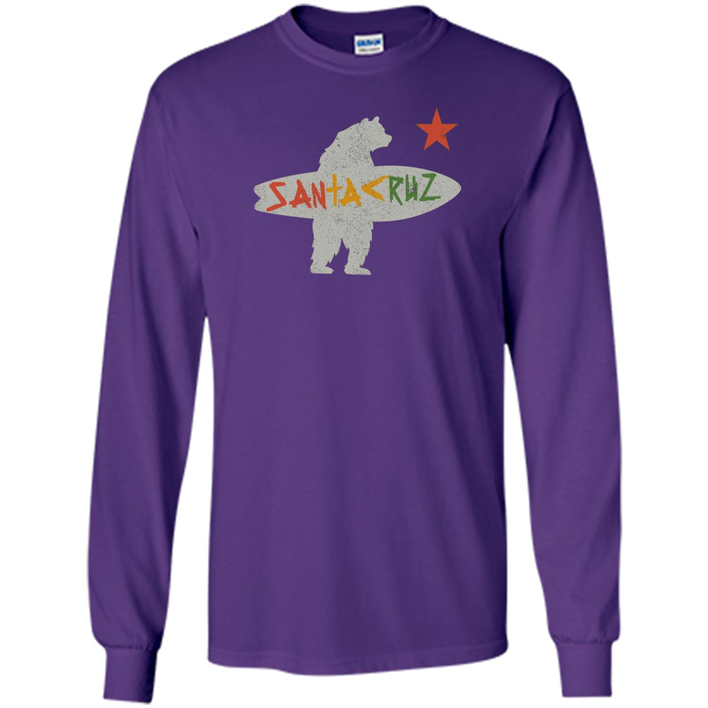 Santa Cruz Surf Bear T-Shirt Purple