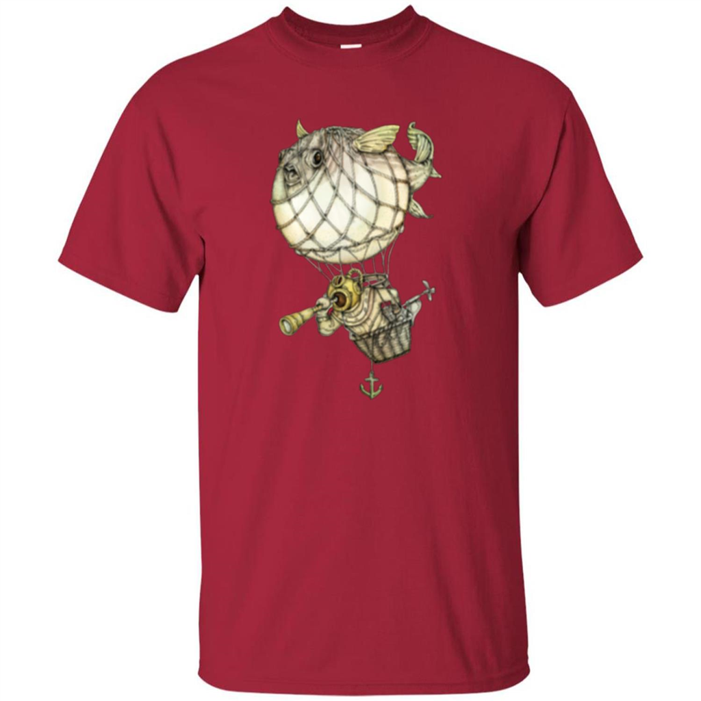 Blowfish T-shirt Captive Balloon T-shirt Cardinal