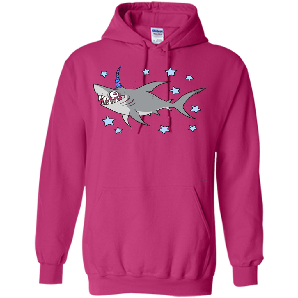 Unishark T-shirt Unicorn + Shark Heliconia
